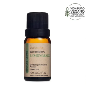 Óleo Essencial Lemongrass Via Aroma - 10ml