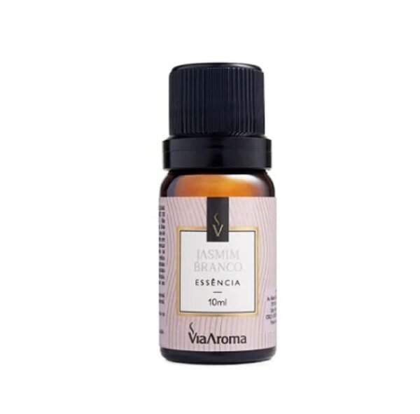 Essência Jasmim Branco Via Aroma - 10ml