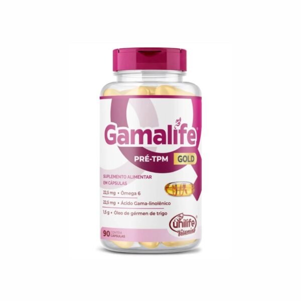 Gamalife Gold Unilife - Alivio dos Sintomas da TPM - 90 Capsulas