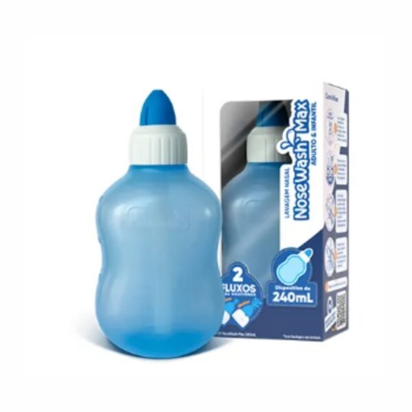 Nosewash Max Garrafinha para Lavagem Nasal – Adulto/Infantil 240ml