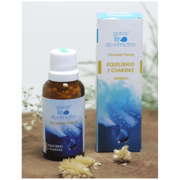 Floral Equilíbrio 7 Chakras - 30 ml - Tratamento para Aprox. 90 dias