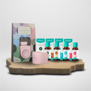 Kit Aromatizador Elétrico Bivolt Colors + 1 Essência com Óleos Essenciais Therapi