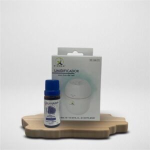 Presenteie com Afeto - Kit Umidificador Com Luz de Led 220ml + Óleo Essencial  Lavanda 10ml Quinarí