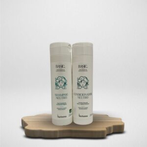 Presenteie com Afeto – Kit Basic Via Aroma Shampoo Neutro 250ml + Condicionador Neutro 250ml