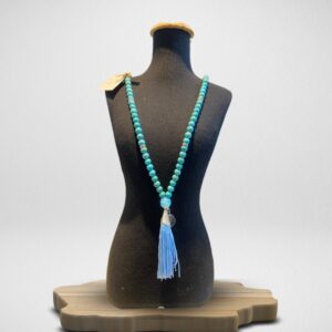 Colar Japamala - Jade Natural e Pedras