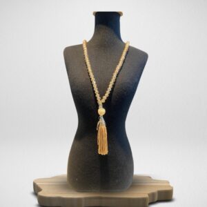 Colar Japamala - Citrino e Pedras