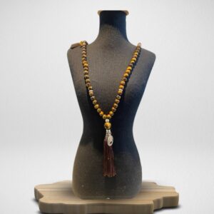 Colar Japamala - Olho de Tigre