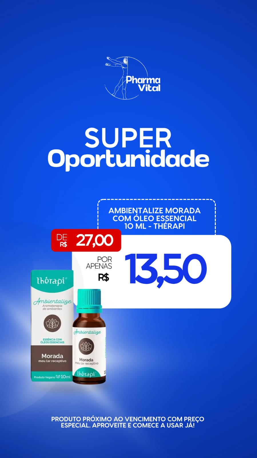 Essência Ambientalize Morada 10ml - Therapi (Promoção)