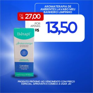 Essência Ambientalize Lavabo 10ml - Therapi (Promoção)